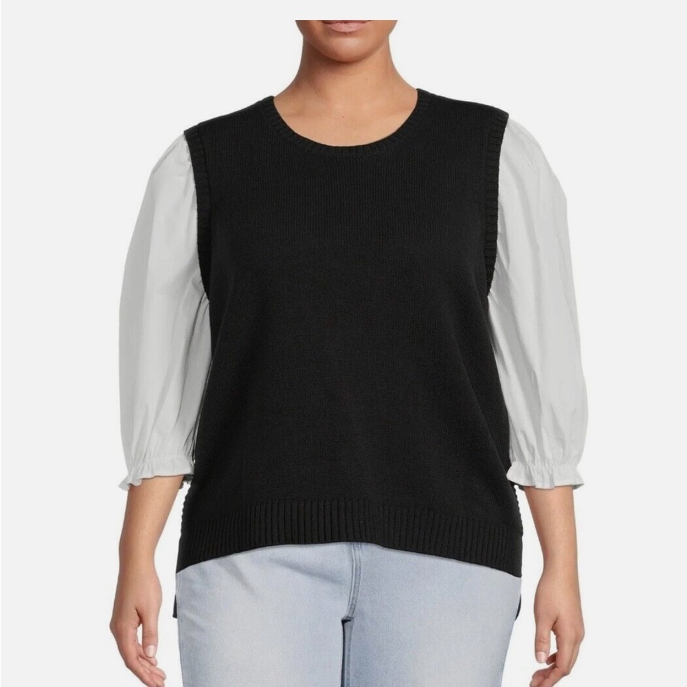 Black and White Women's Sweater